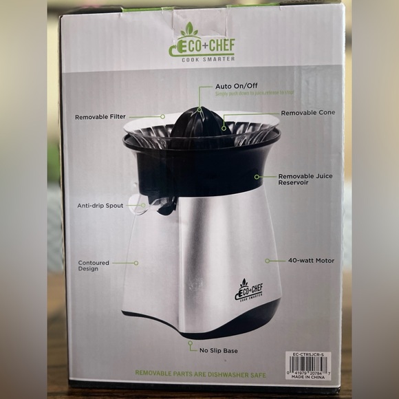 NIB ECO+CHEF CITRUS JUICER - Picture 3 of 5